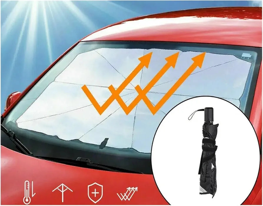 Кишобран за шофершајбну аутомобила - кишобран за ауто