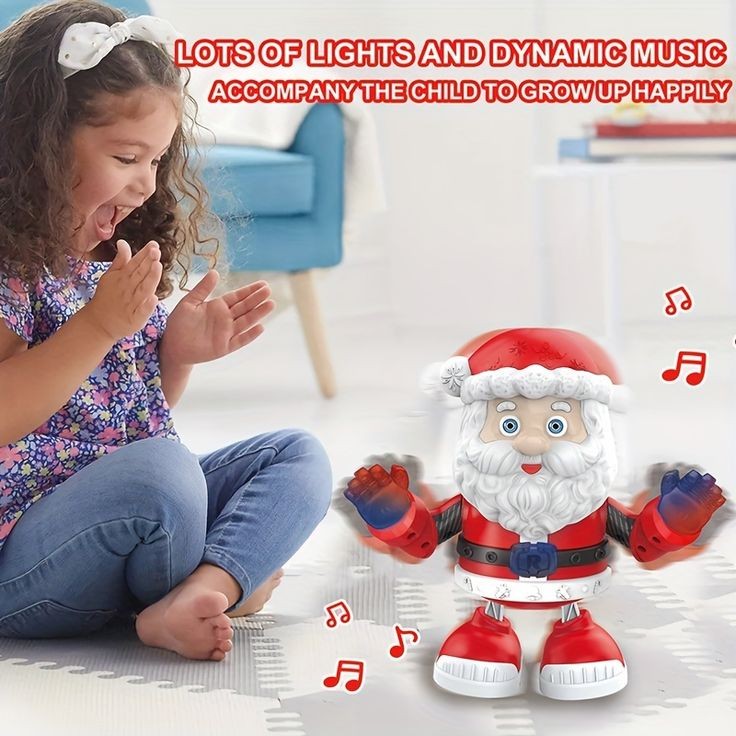 Деда Мраз - музичка играчка за децу, забава за децу за празнике