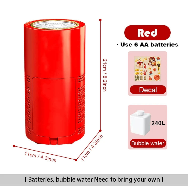 Машина за ватромет са мехурићима