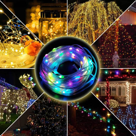 Novogodisnje LED sijalice-sarene i zute