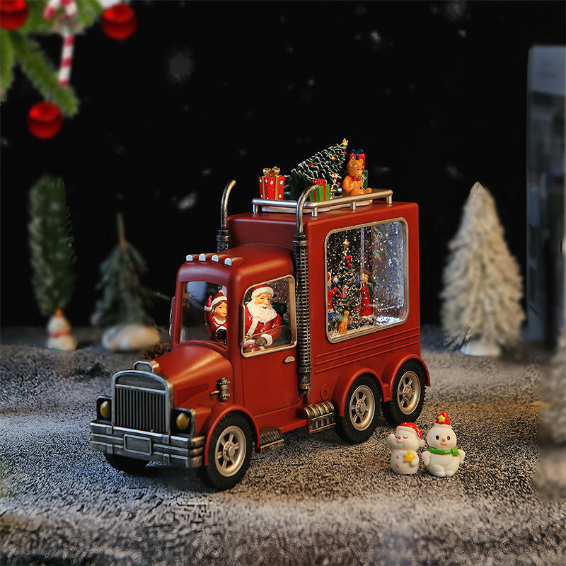 Novogodisnji kamion sa svetlom i muzikom