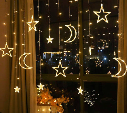 Bozicne Mesec-Zvezde sijalice