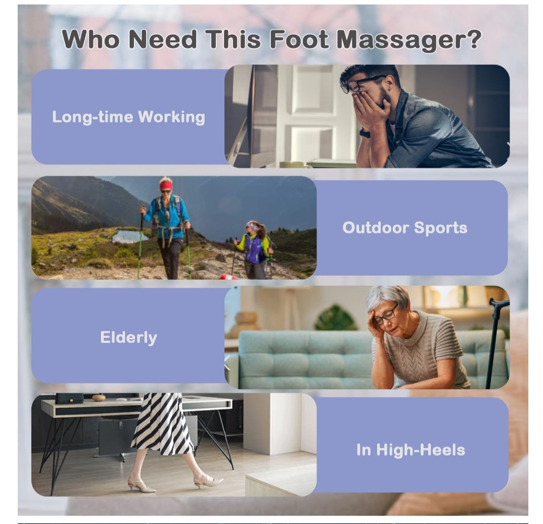 ELEKTRICNI OPUSTAJUCI MASAZER ZA NOGE 1+1 gratis