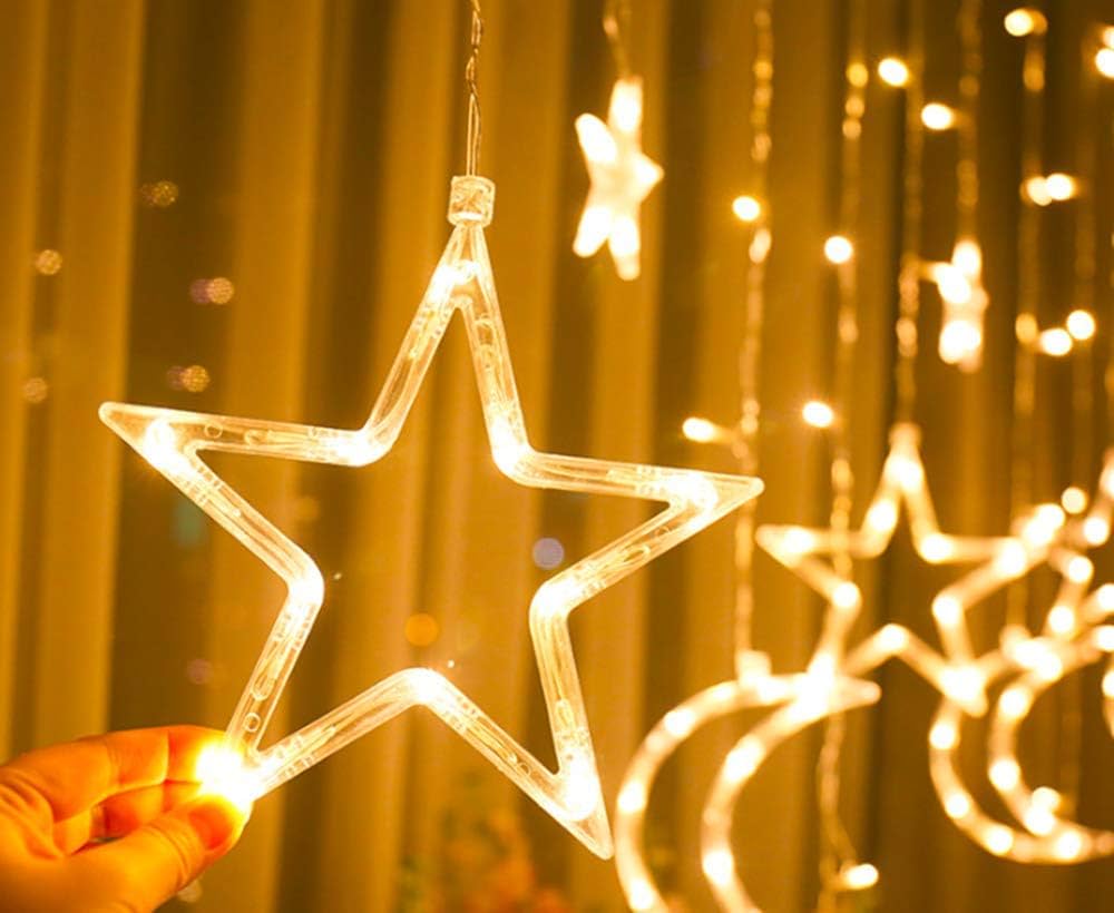 Bozicne Mesec-Zvezde sijalice