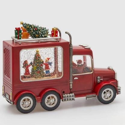 Novogodisnji kamion sa svetlom i muzikom