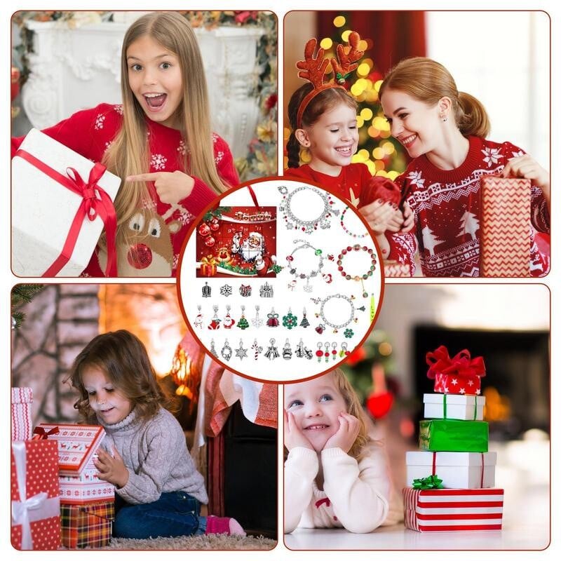 Bozicni kalendar sa privescima za narukvice