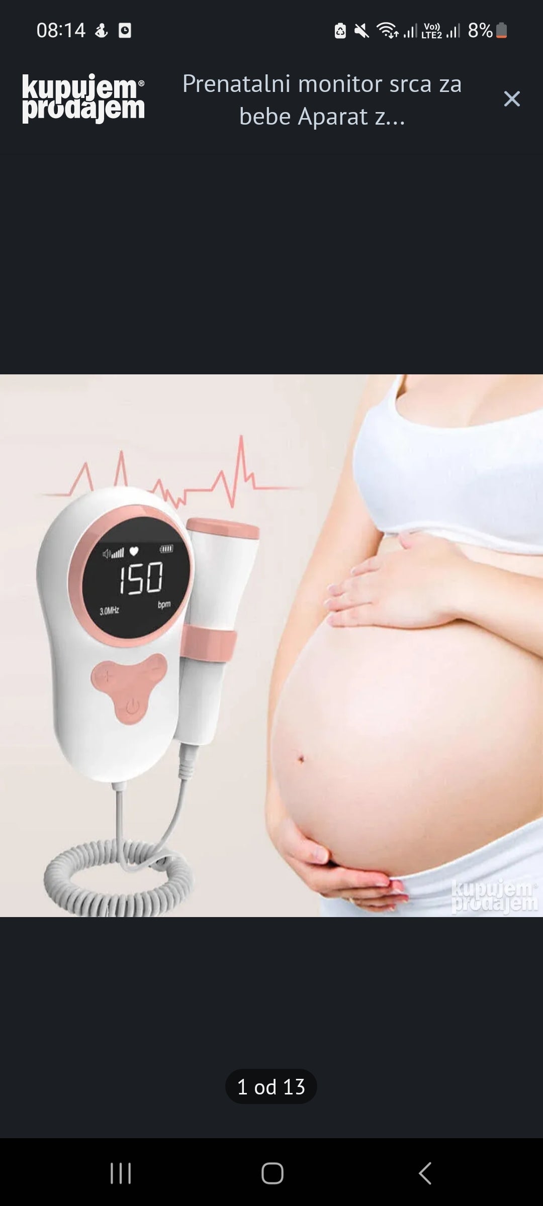 Aparat za slusanje otkucaja srca bebe