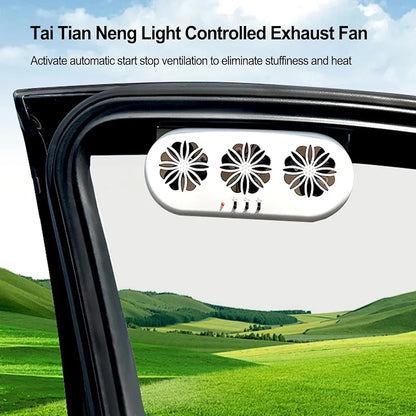 Solarni ventilator za auto-sa 3 ventilatora
