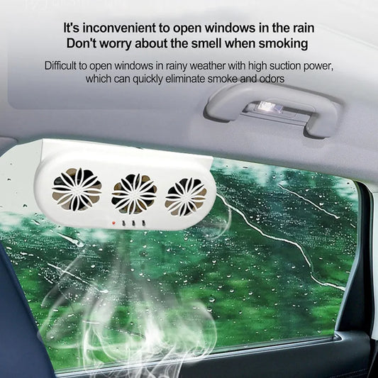 Solarni ventilator za auto-sa 3 ventilatora