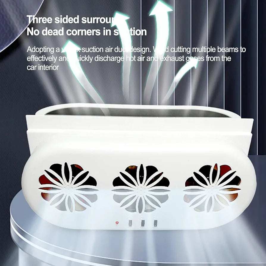 Solarni ventilator za auto-sa 3 ventilatora