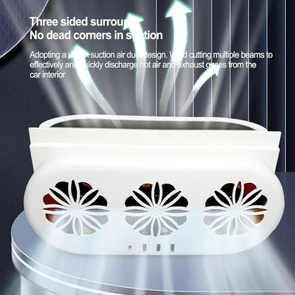 Solarni ventilator za auto-sa 3 ventilatora