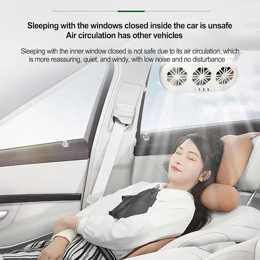 Solarni ventilator za auto-sa 3 ventilatora