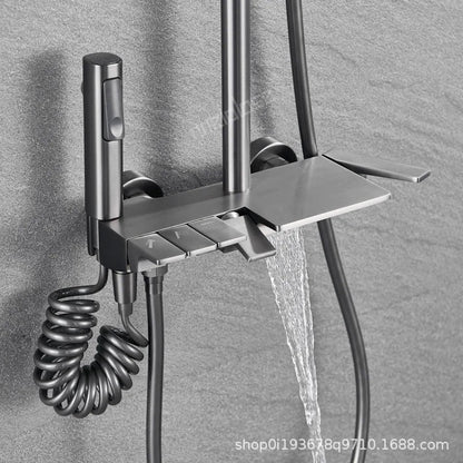 Zidni tus sa kisnim sistemom i LED termostatom