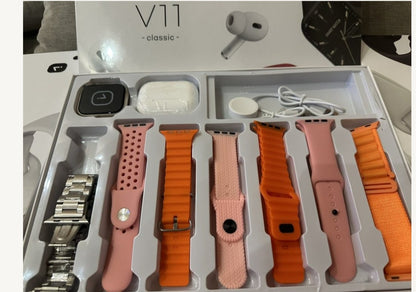 Smart Watch Set 10u1 sa Slušalicama