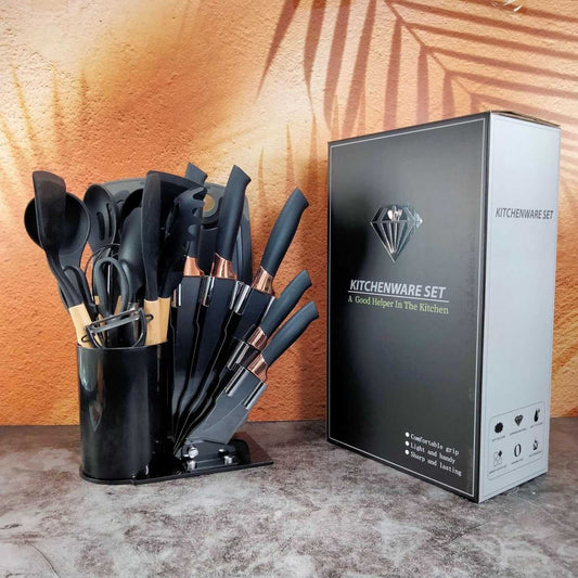 Silikonski kuhinjski set 19 delova